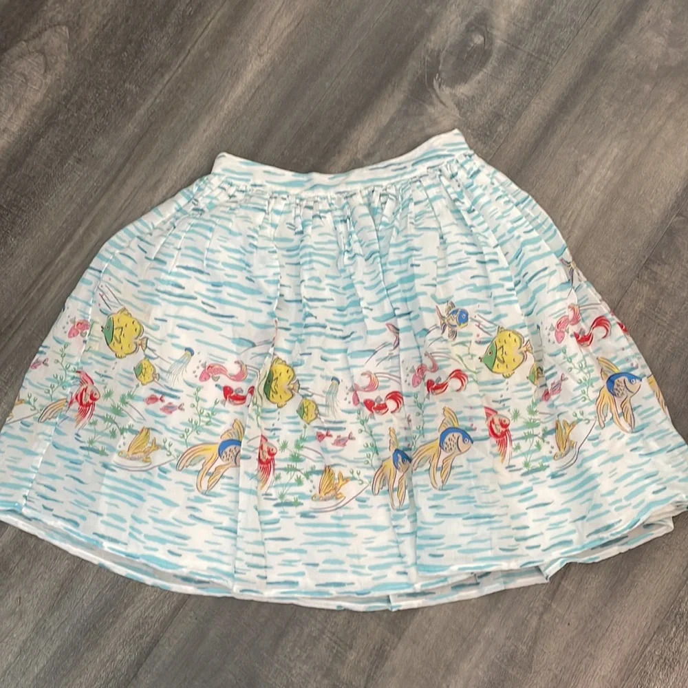 Cath Kidston Ocean Fish Full Skirt - Picture 5 of 8
